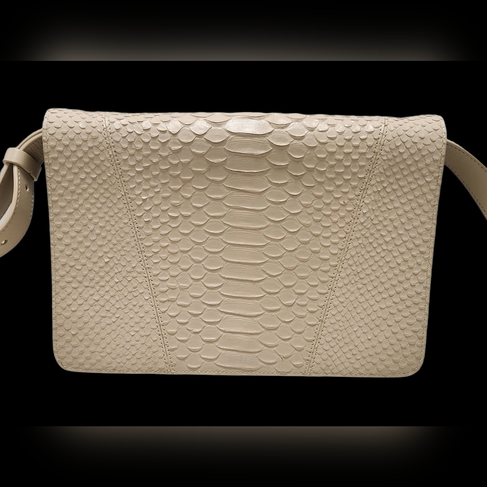 VINCE Mod V‎ Python-Embossed Crossbody Bag - Picture 4 of 15